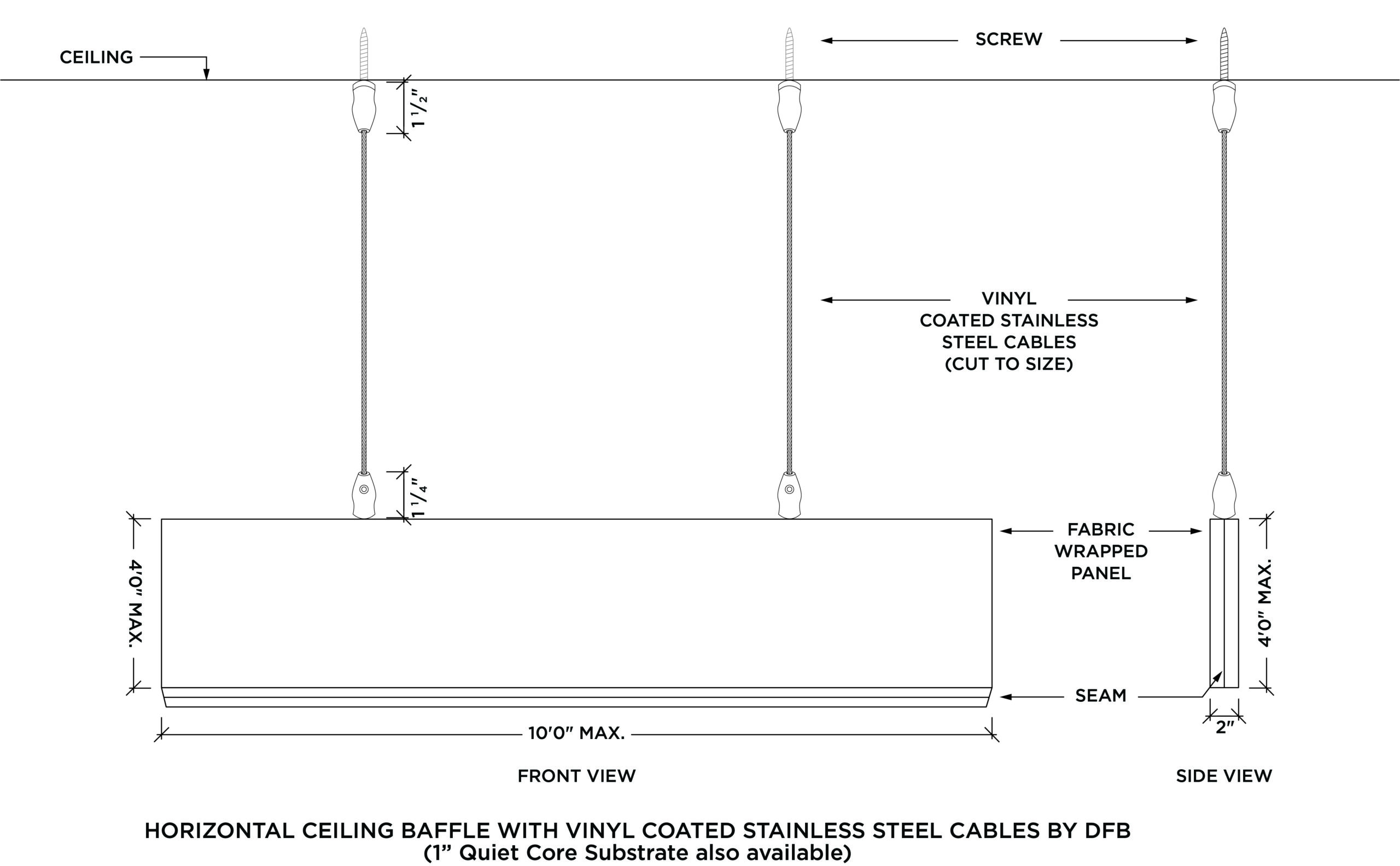 Ceiling Baffle System Dfb S